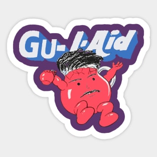 Gu-l-Aid Man Sticker